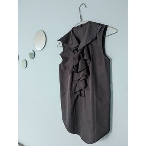 Hugo Boss Ladies Sleeveless Black Blouse